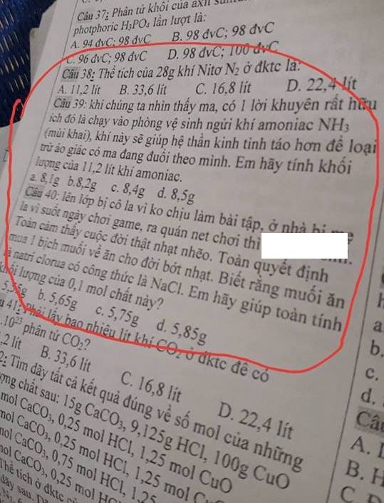 thầy giáo ra đề hoá Hài hước ảnh 1 thay giao ra de hoa Hai huoc anh 1
