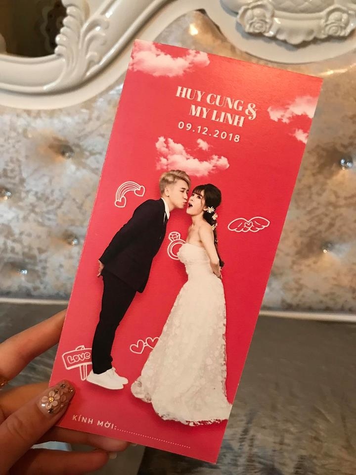 thiệp cưới đáng yêu của Huy Cung ảnh 1 thiep cuoi dang yeu cua Huy Cung anh 1