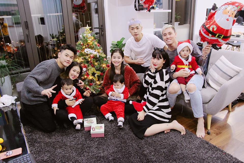 giang sinh cua 3 gia dinh bim sua anh 1