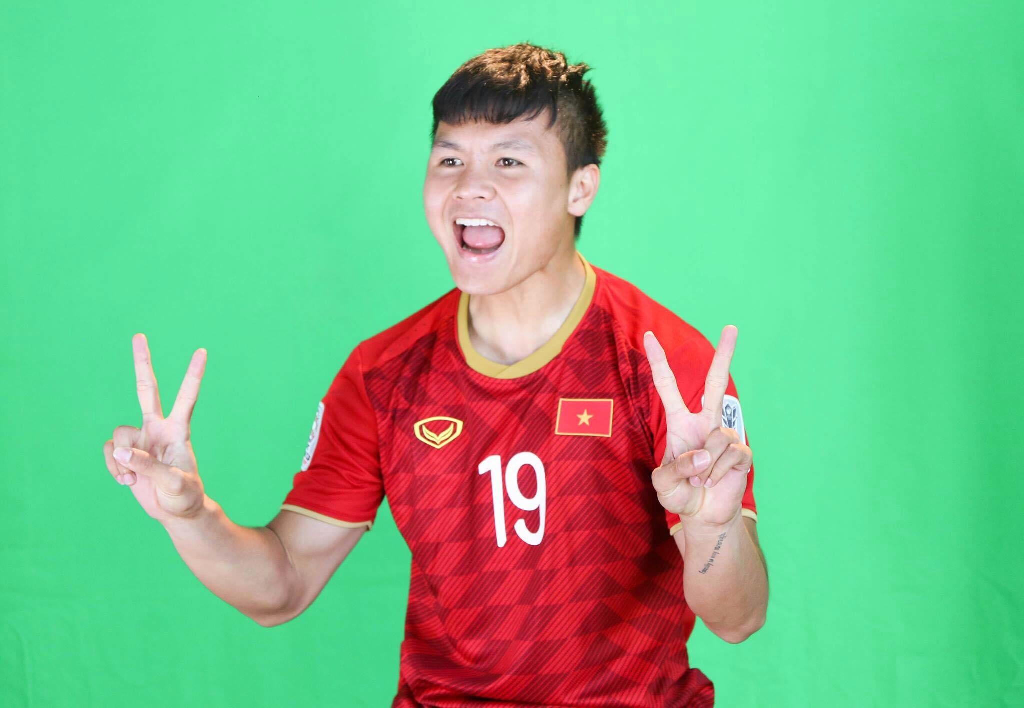 cau thu Viet Nam truoc tran viet nam iraq anh 1