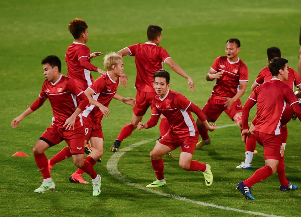 cau thu Viet Nam truoc tran viet nam iraq anh 2