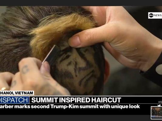 Tho toc 9X khac hinh Tong thong Donald Trump len kenh ABC cua My hinh anh