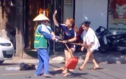 Co gai danh lao cong xin loi nhung van cho rang clip chua dung su that hinh anh