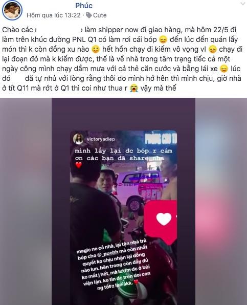 anh shipper được trả lại chiếc ví  ảnh 1 anh shipper duoc tra lai chiec vi anh 1