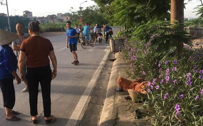 tài xế đâm nữ lao công bỏ chạy ảnh 1 tai xe dam nu lao cong bo chay anh 1