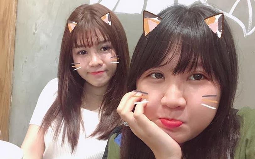 Ban gai thu mon Lam Tay lan dau khoe em gai hinh anh