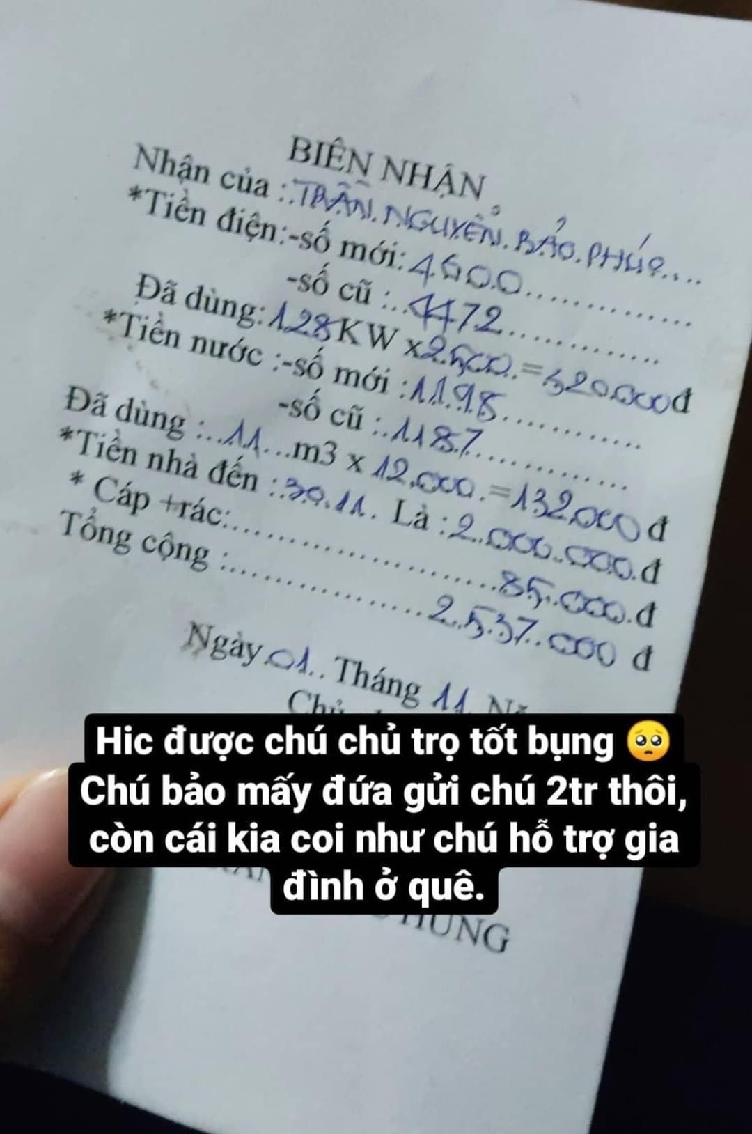 chu tro giam tien nha anh 1