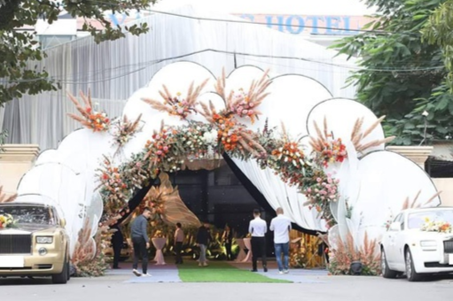 Co dau o dam cuoi dai gia tai Quang Ninh lo lang vi bi chu y hinh anh