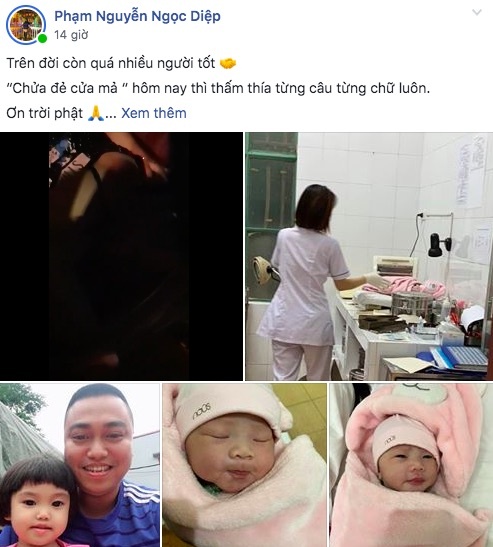 sinh con tren taxi anh 1