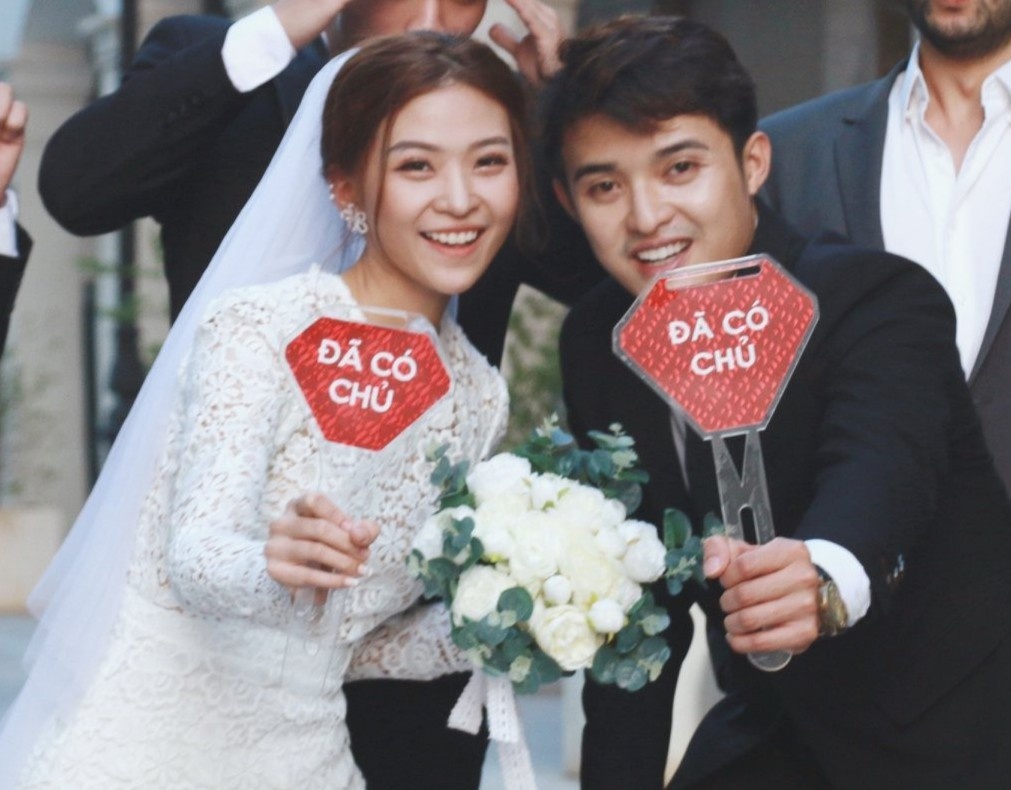 Cap duy nhat nen duyen tu 'Nguoi ay la ai' to chuc dam cuoi hinh anh