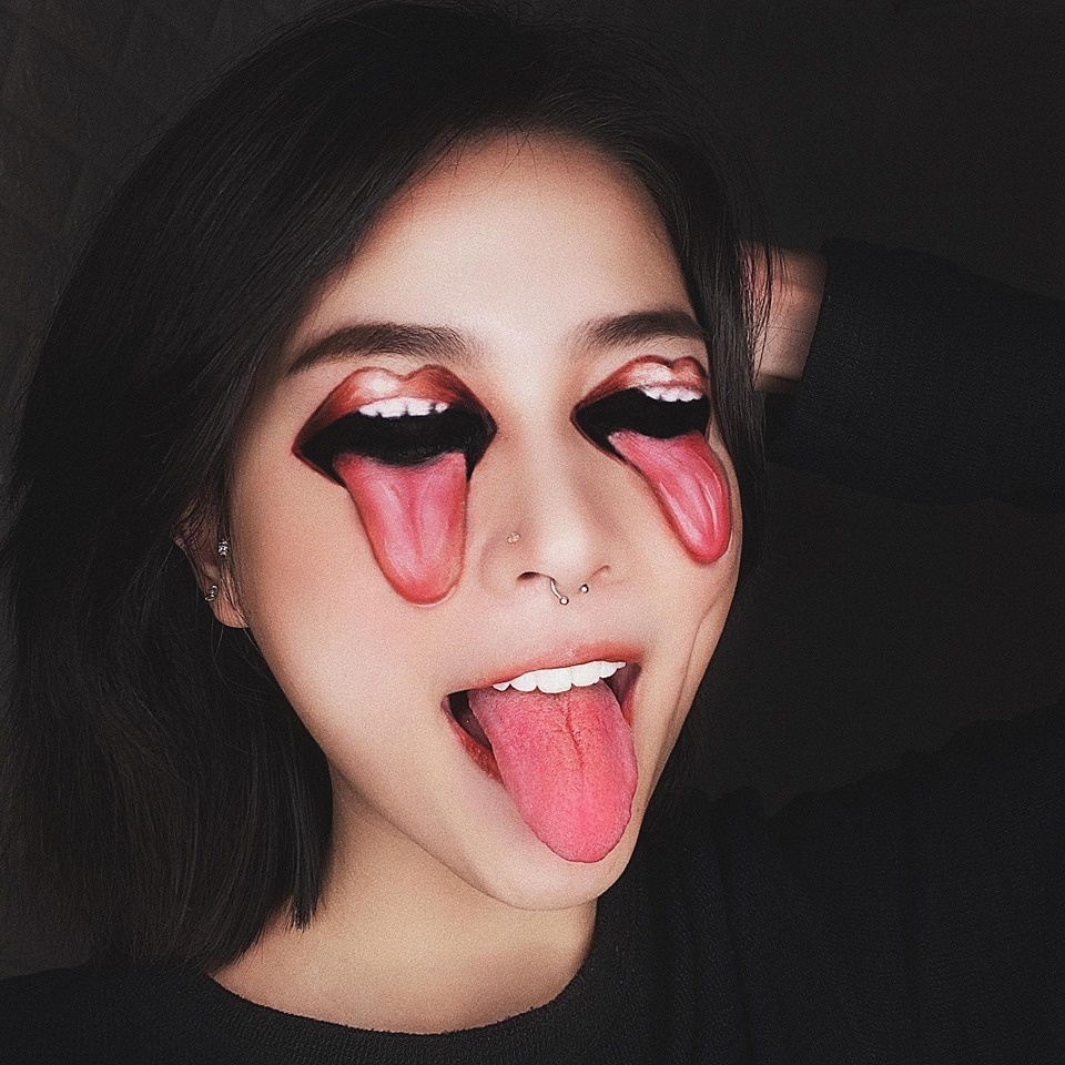 cô gái hoá trang kinh dị ảnh 5 co gai hoa trang kinh di anh 5