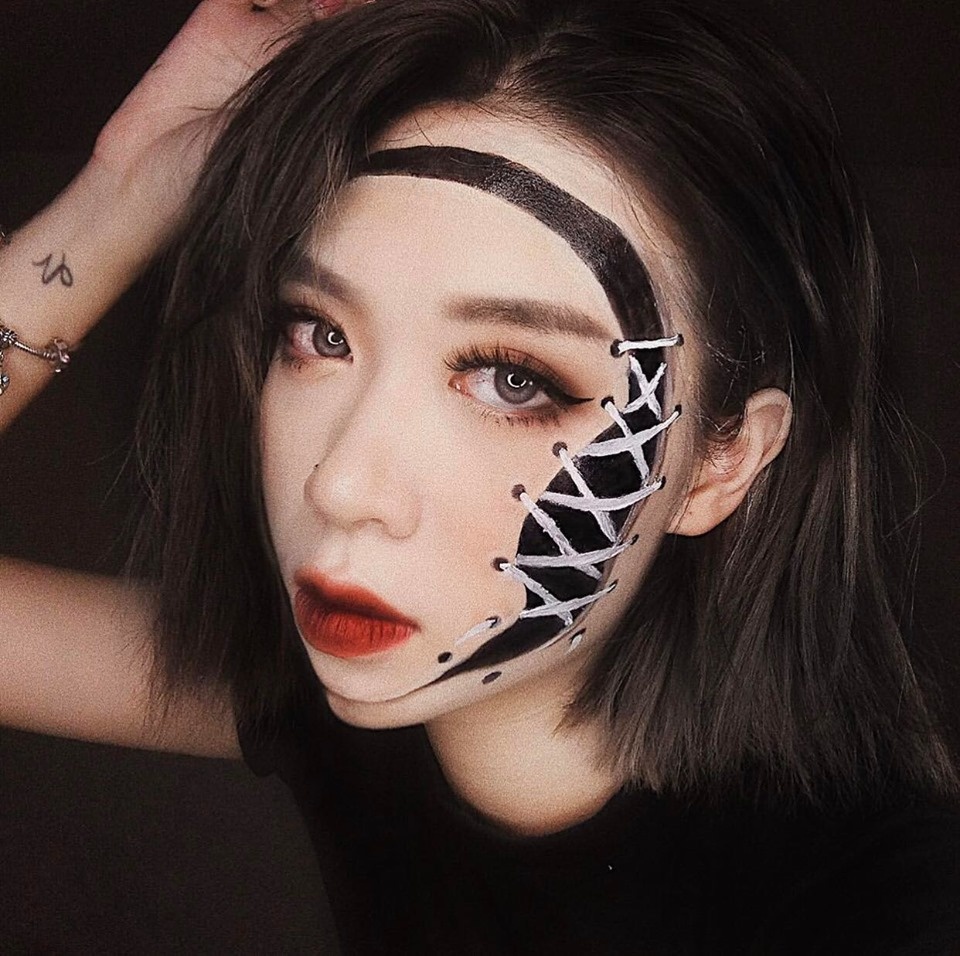 co gai hoa trang kinh di anh 8