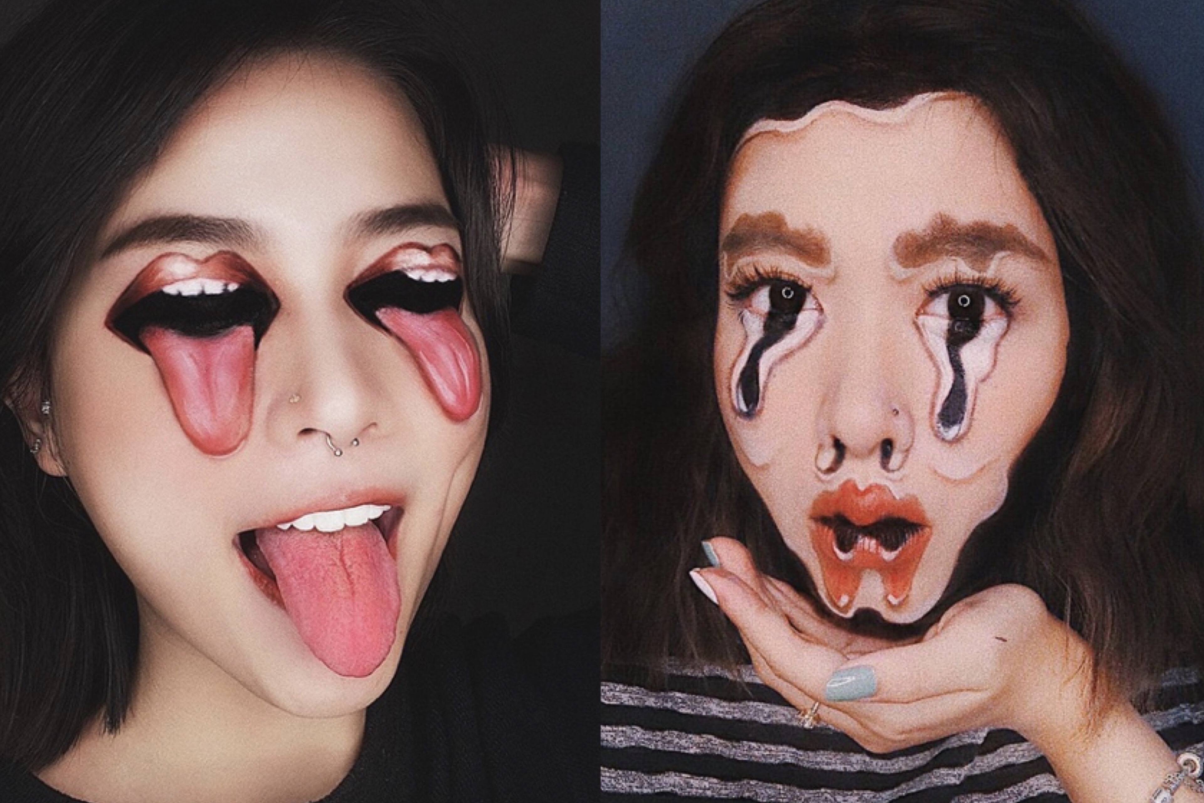 Nu sinh truong Bao noi tieng nho kha nang make up ghe ron hinh anh