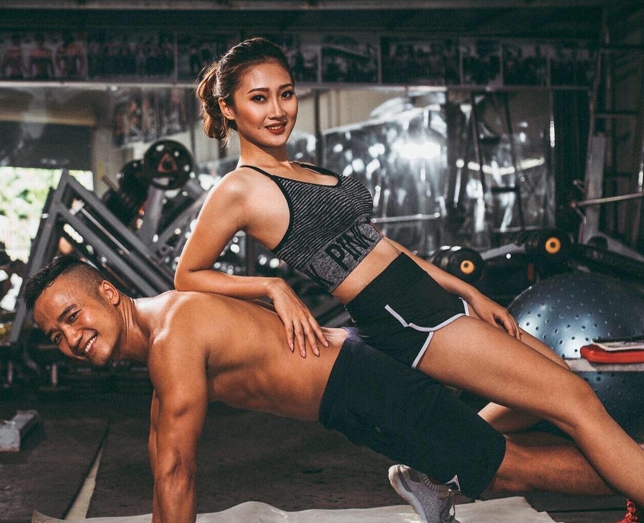 Doi tre Nghe An nen duyen sau 6 thang hen ho o phong tap gym hinh anh