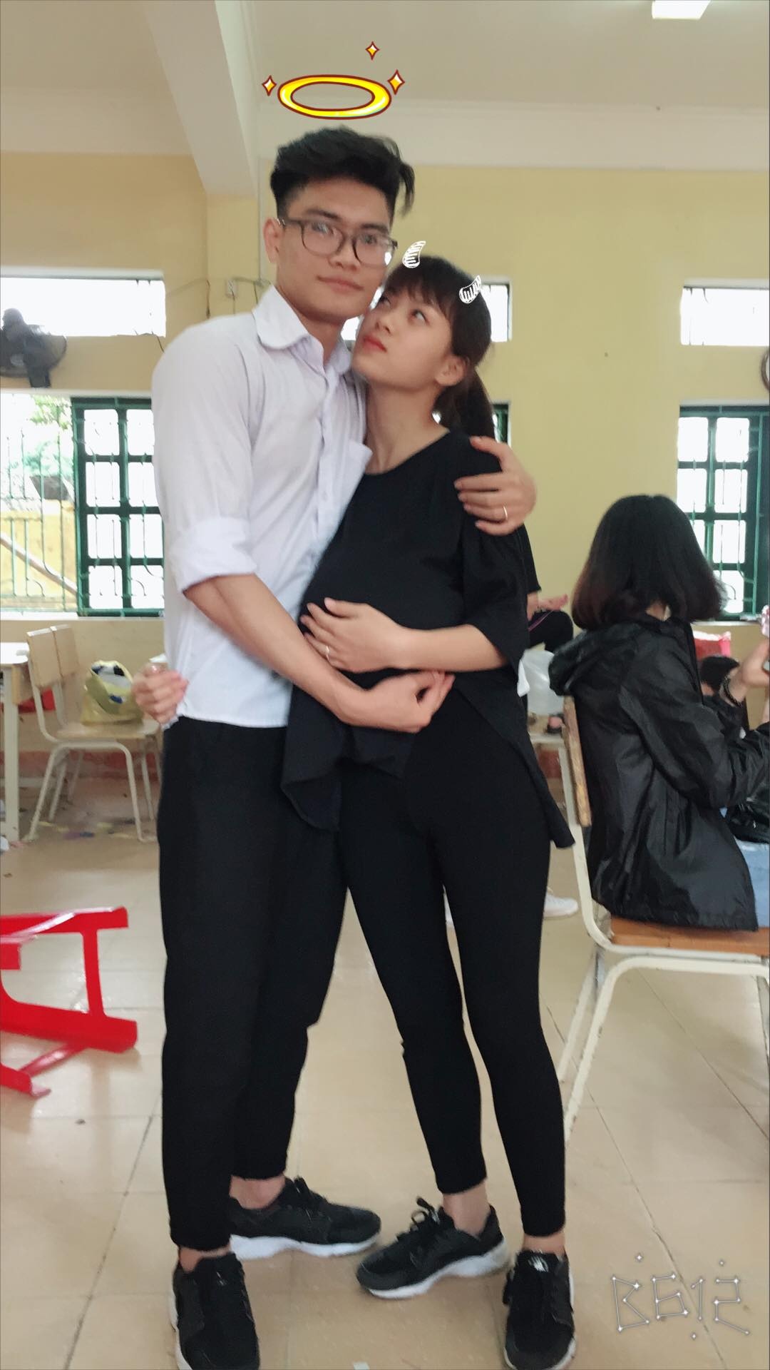 doi vo chong bac giang hoc chung lop anh 1