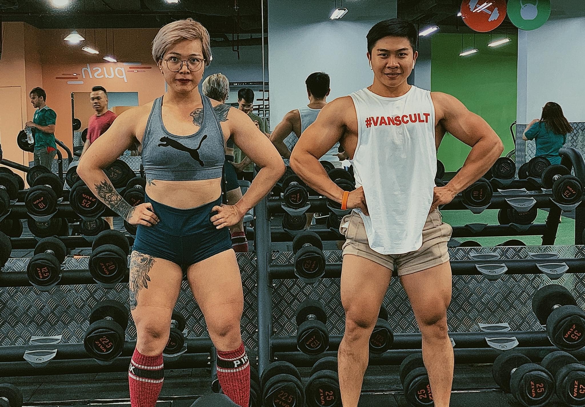 co gai beo phi thanh HLV gym anh 4