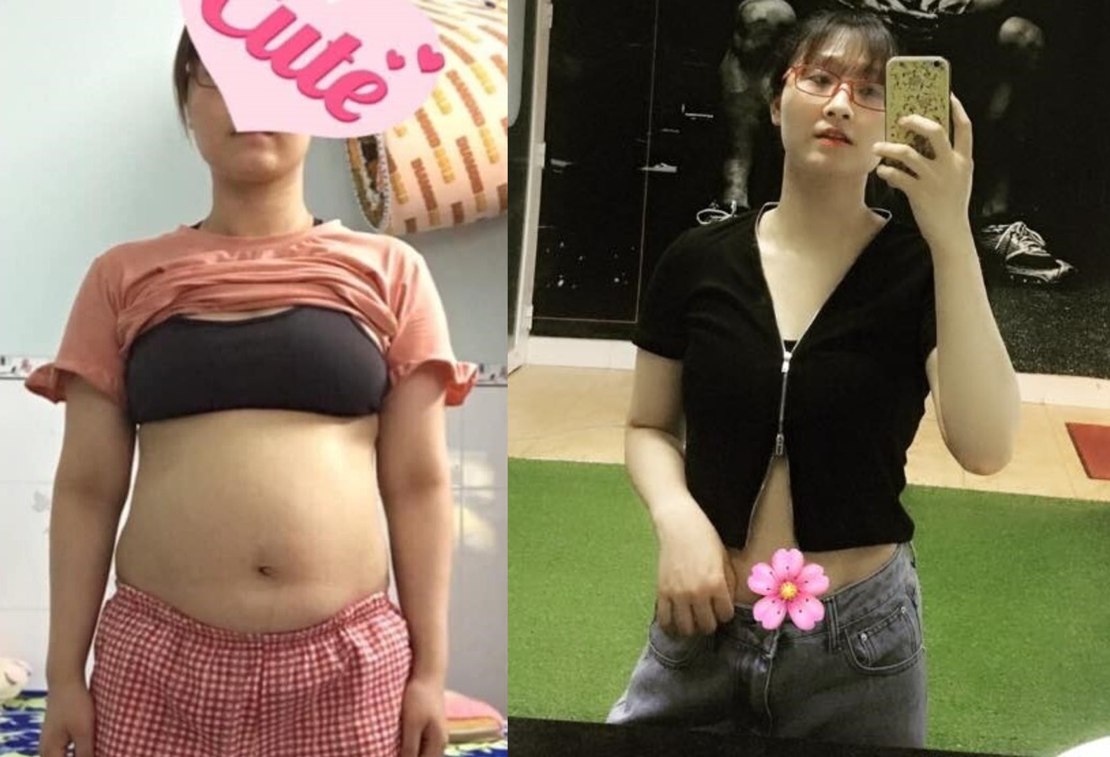 Ba me 3 con giam 13 kg, lay lai voc dang thon gon nho tap gym hinh anh