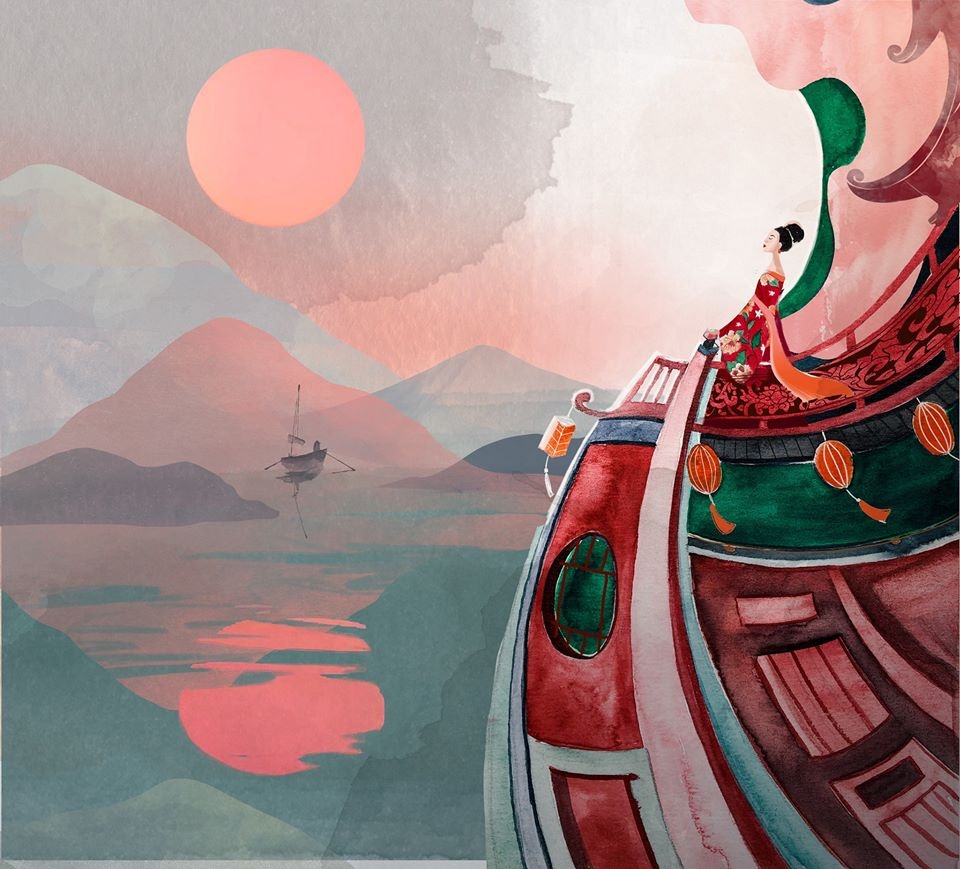 tranh minh hoa truyen kieu anh 1