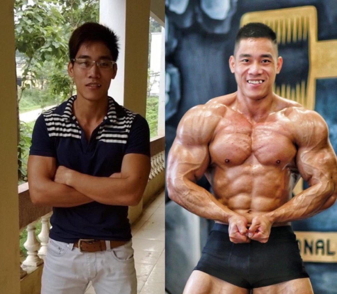 chàng trai gầy gò thành vận động viên thể hình ảnh 1 chang trai gay go thanh van dong vien the hinh anh 1