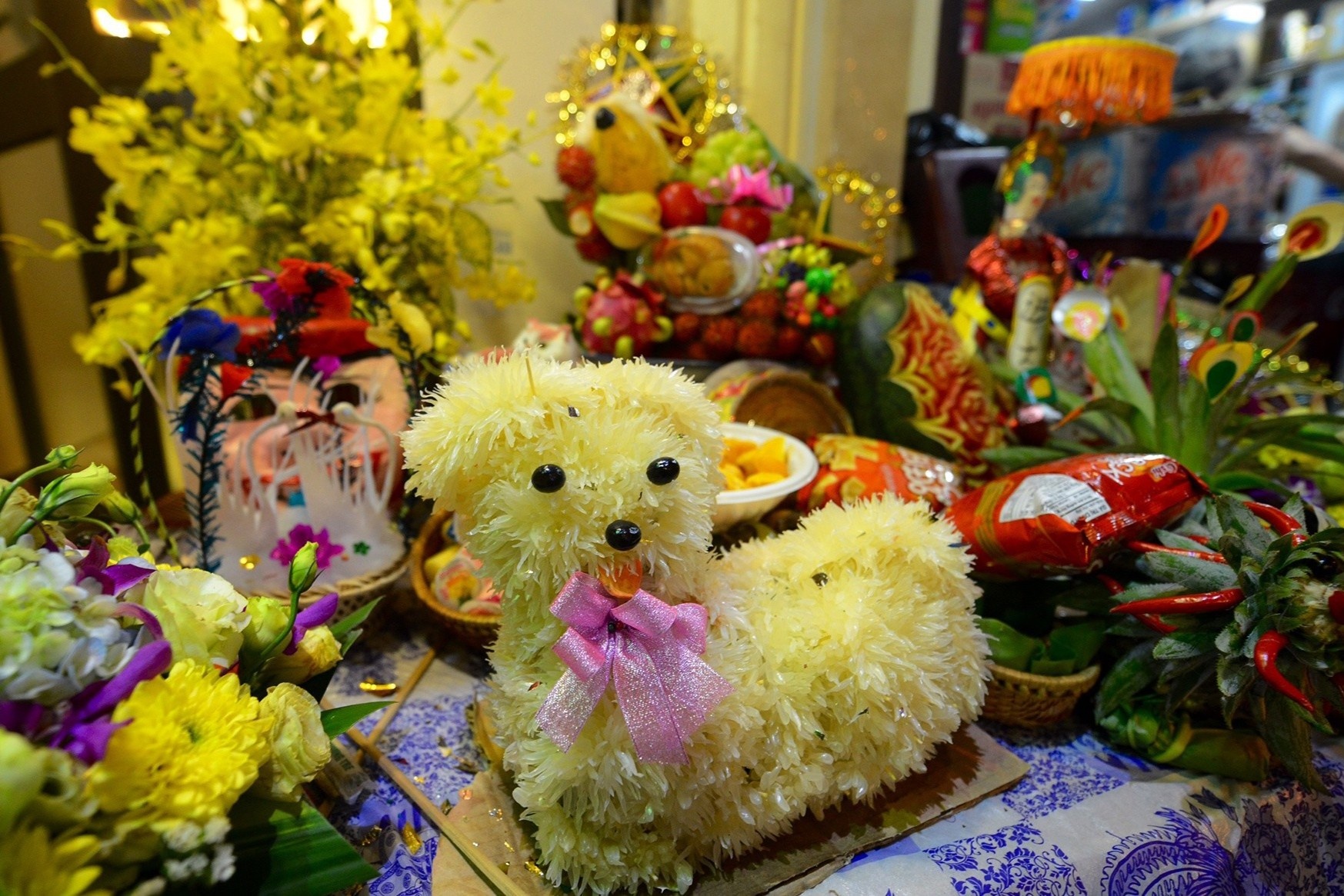 Chuan bi mam co cung ram thang 8 hinh anh