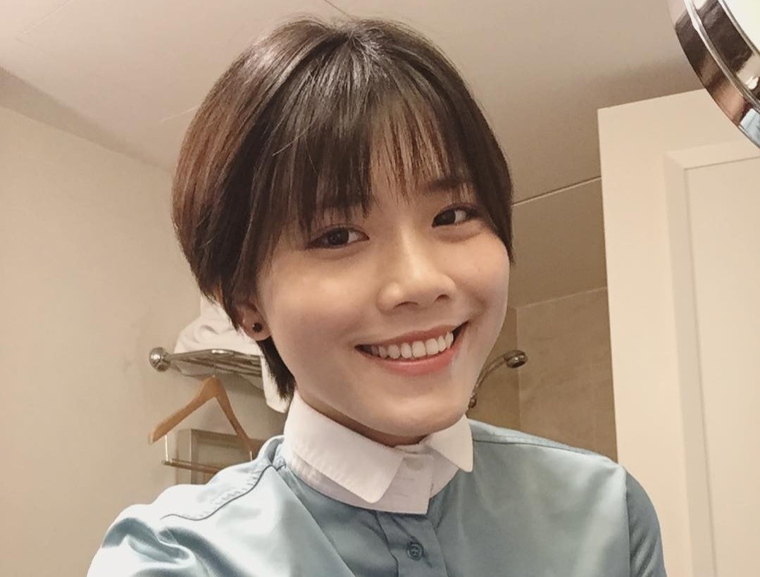 Co gai Viet lam tiep vien tai hang hang khong Han Quoc hinh anh