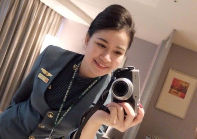 Co gai Viet tro thanh tiep vien hang khong tai Dai Loan hinh anh