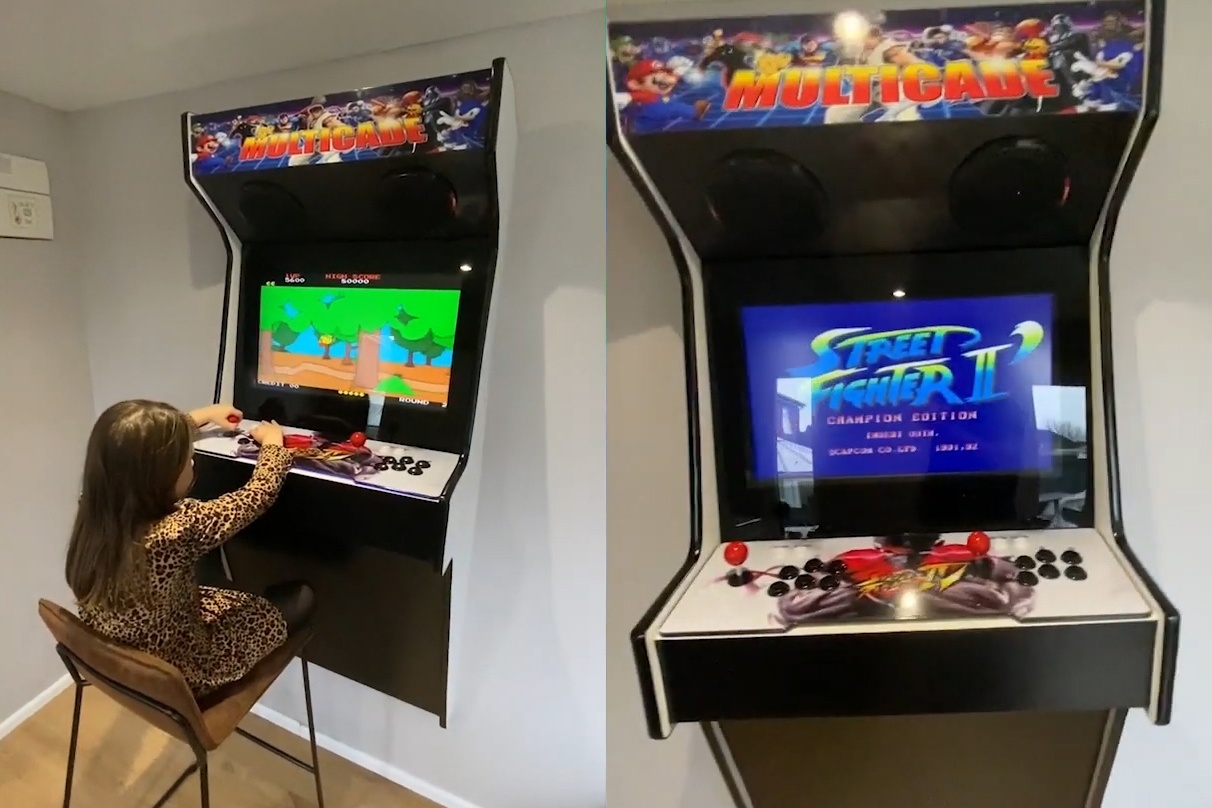 Cha tu lam may choi game cho cac con hinh anh