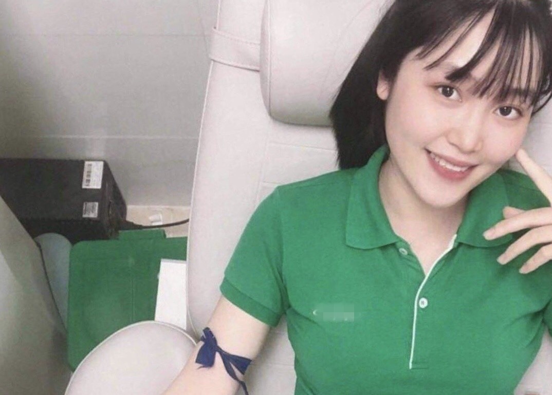 Co gai Thanh Hoa hang thang hien tieu cau cho cu ba bi suy tuy hinh anh