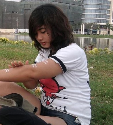 co gai mum mim lot xac thanh VDV the hinh anh 1