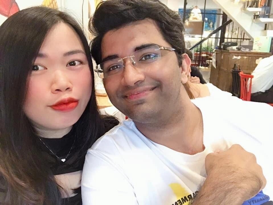 9 nam yeu xa cua chang trai An Do va co gai Viet hinh anh