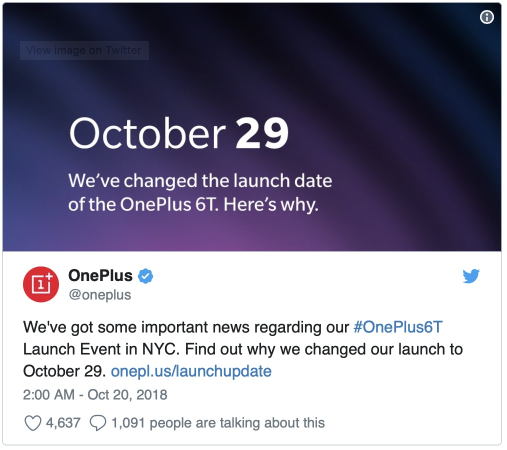 OnePlus doi lich ra mat 6T anh 1