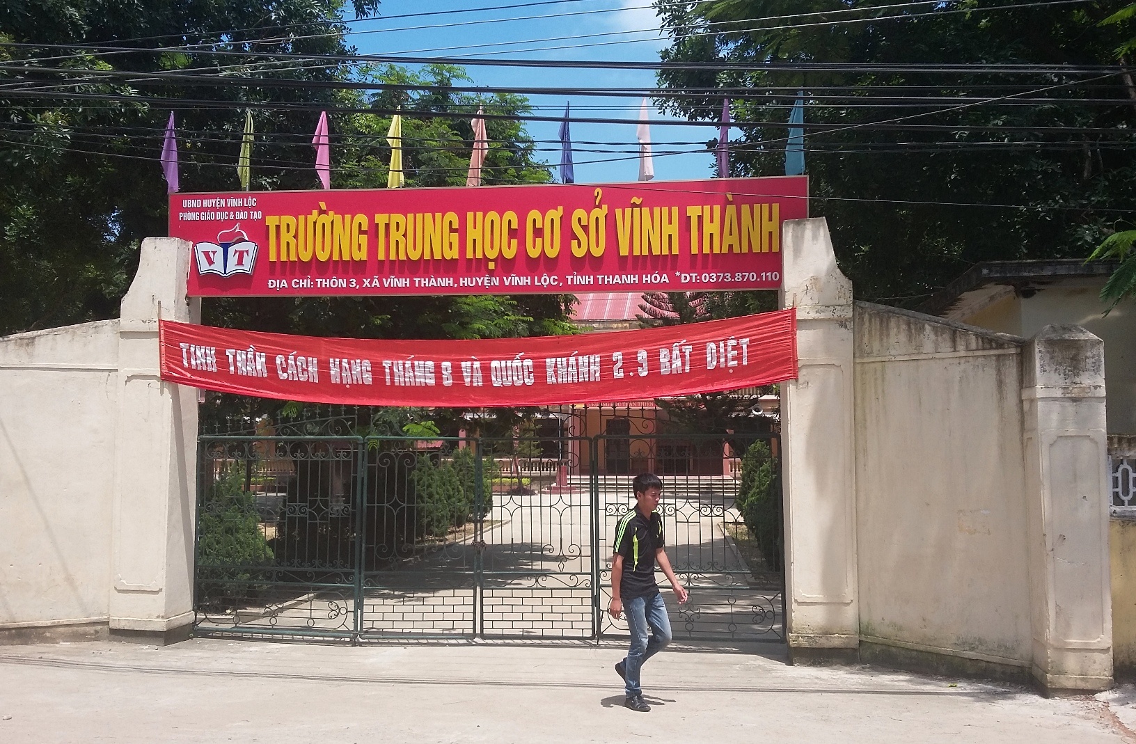 Trường THCS Vĩnh Thành, nơi nữ sinh