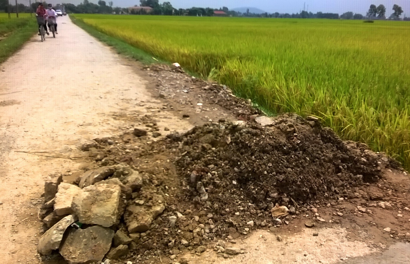 Hiện trường nơi phát hiện thi thể anh Hiền. Ảnh: Nguyễn Dương.