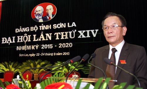 Ông Hoàng Văn Chất, Bí thư Tỉnh ủy Sơn La 