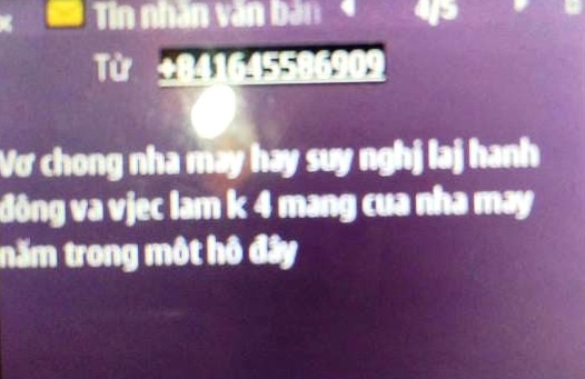 Tin nhan de doa giet ca gia dinh nha thay giao hinh anh