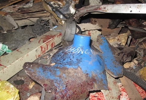 Cua binh xang, mot nguoi tu vong hinh anh