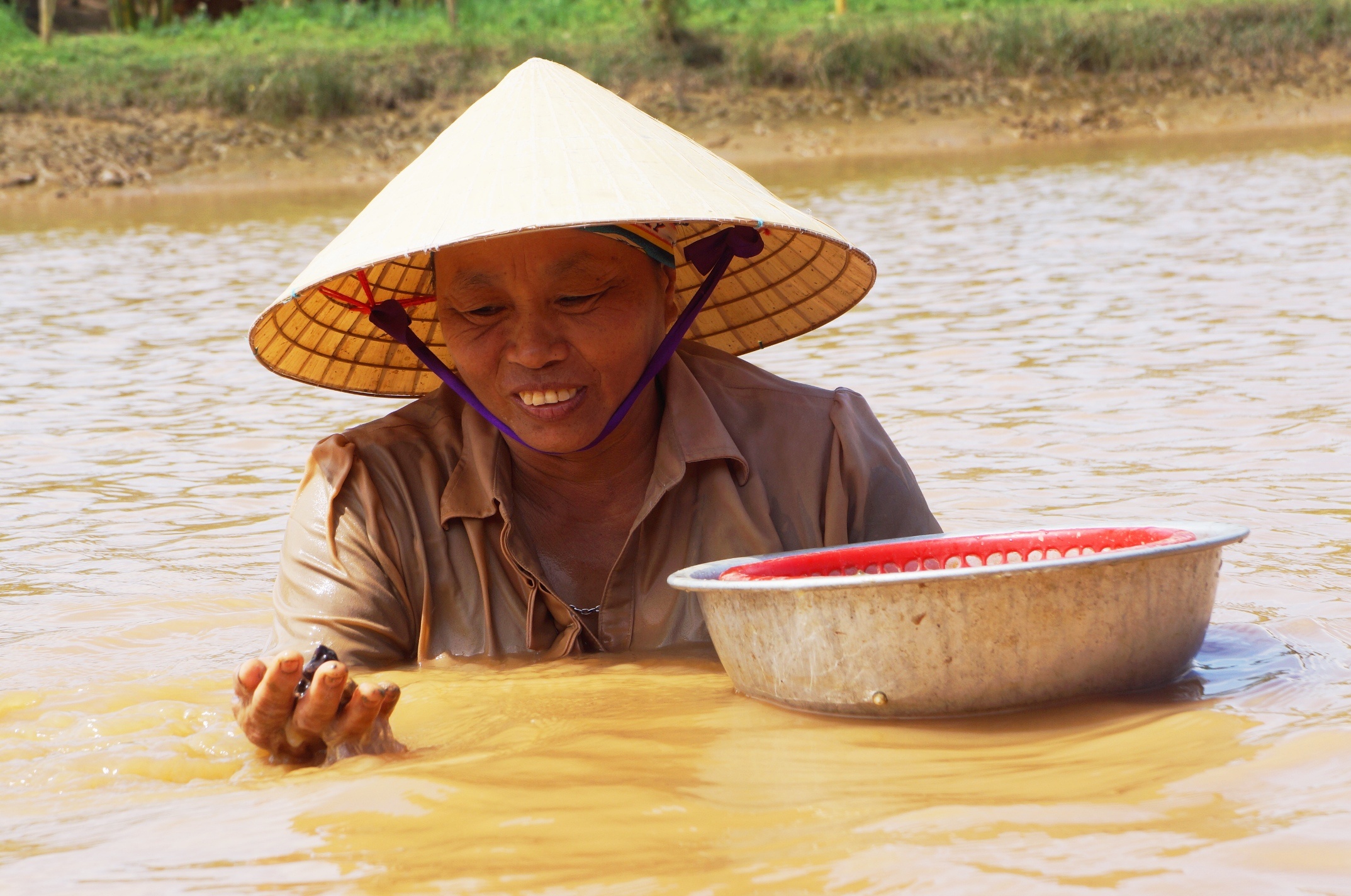 nghe bat hen tren song Len anh 7