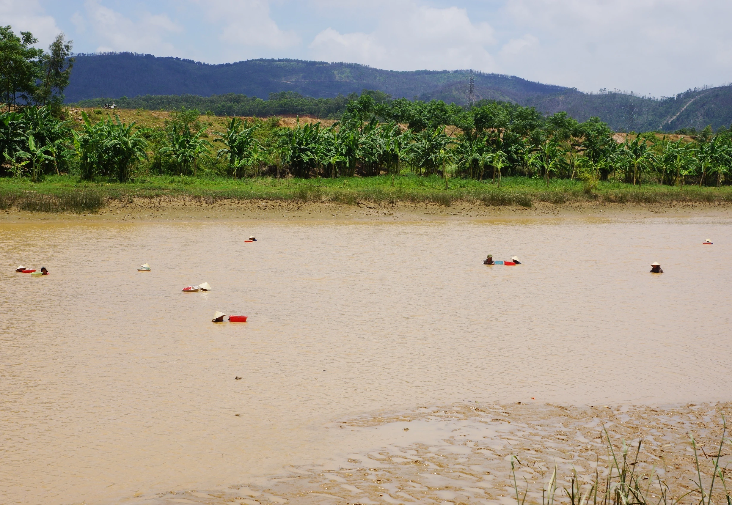 nghe bat hen tren song Len anh 1