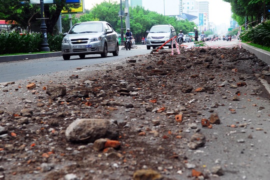 Dat, da vun vuong vai cua ngo san bay Tan Son Nhat hinh anh