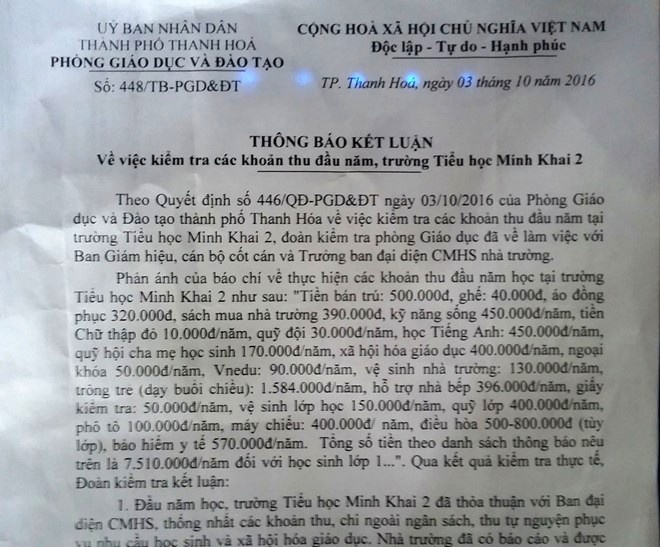 lạm thu đầu năm học ảnh 1 lam thu dau nam hoc anh 1