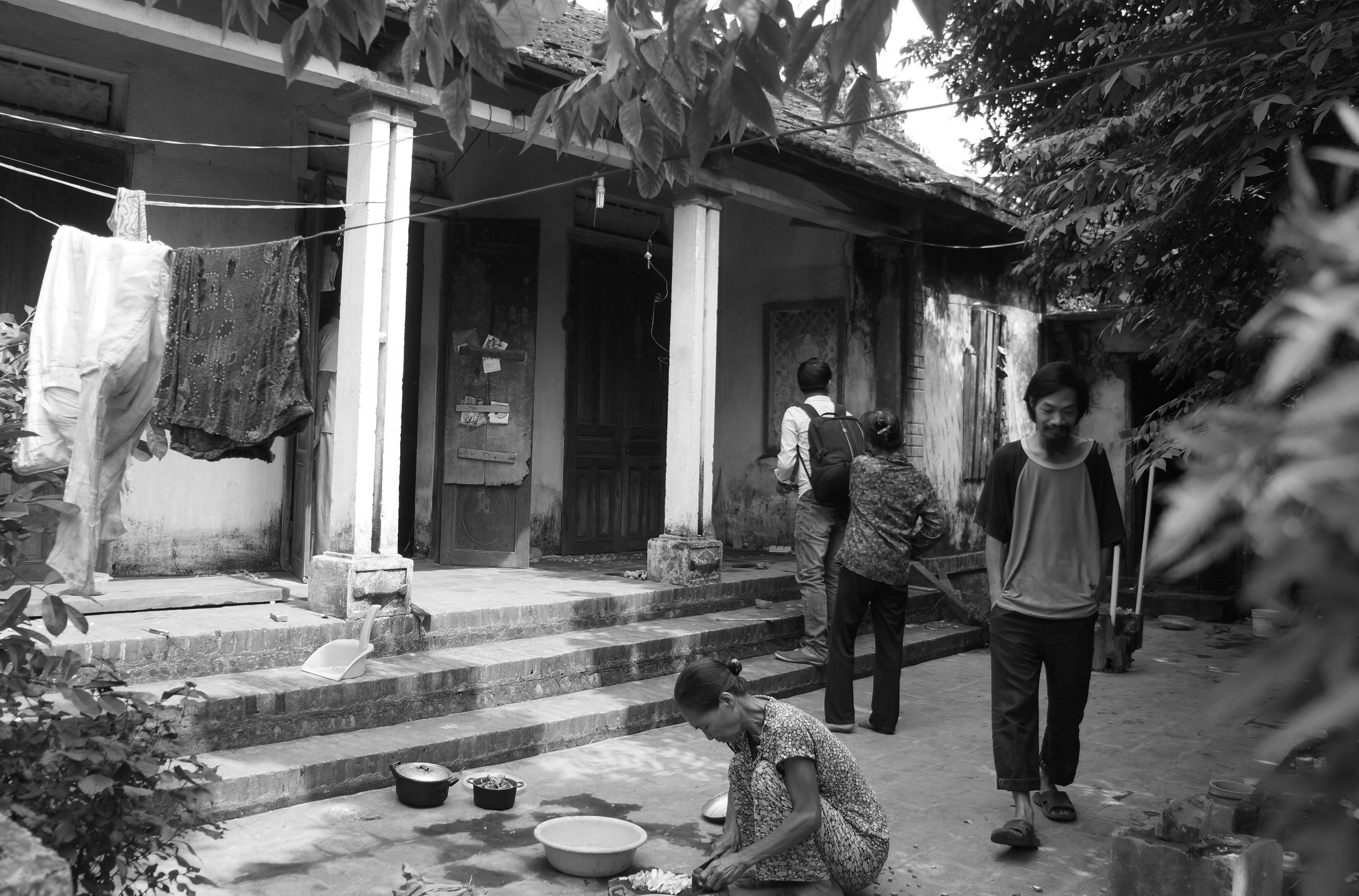 me con tam than xay ham trong nha anh 1