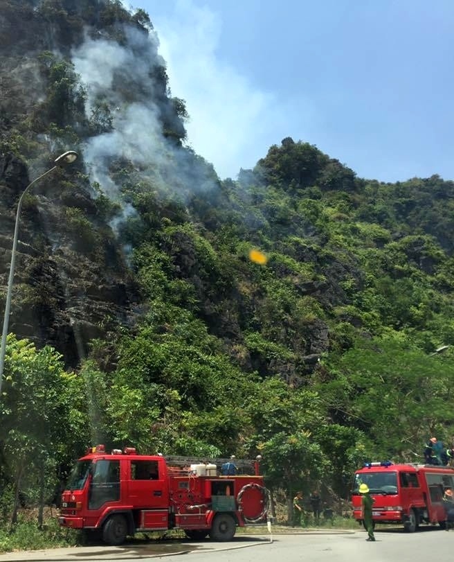 cháy rừng tại Tràng An ảnh 2 chay rung tai Trang An anh 2