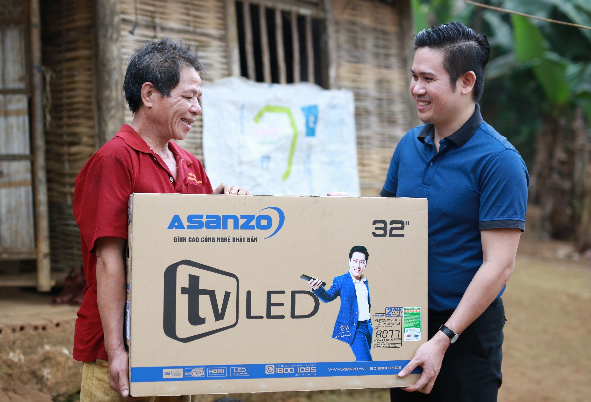 dan que thu mon Tien Dung duoc tang TV anh 8