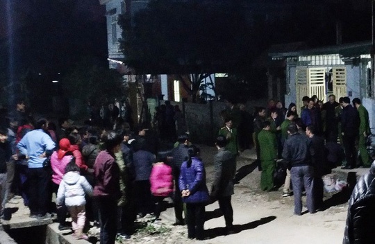 thực nghiệm hiện trường vụ bà nội sát hại cháu ảnh 1 thuc nghiem hien truong vu ba noi sat hai chau anh 1