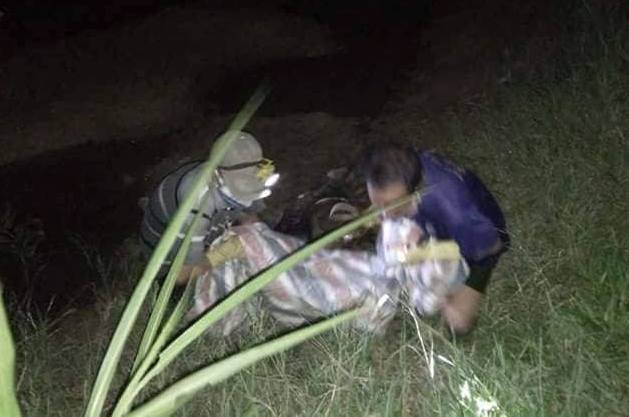 Tim thay thi the nguoi dan ong tron vien 2 ngay truoc hinh anh