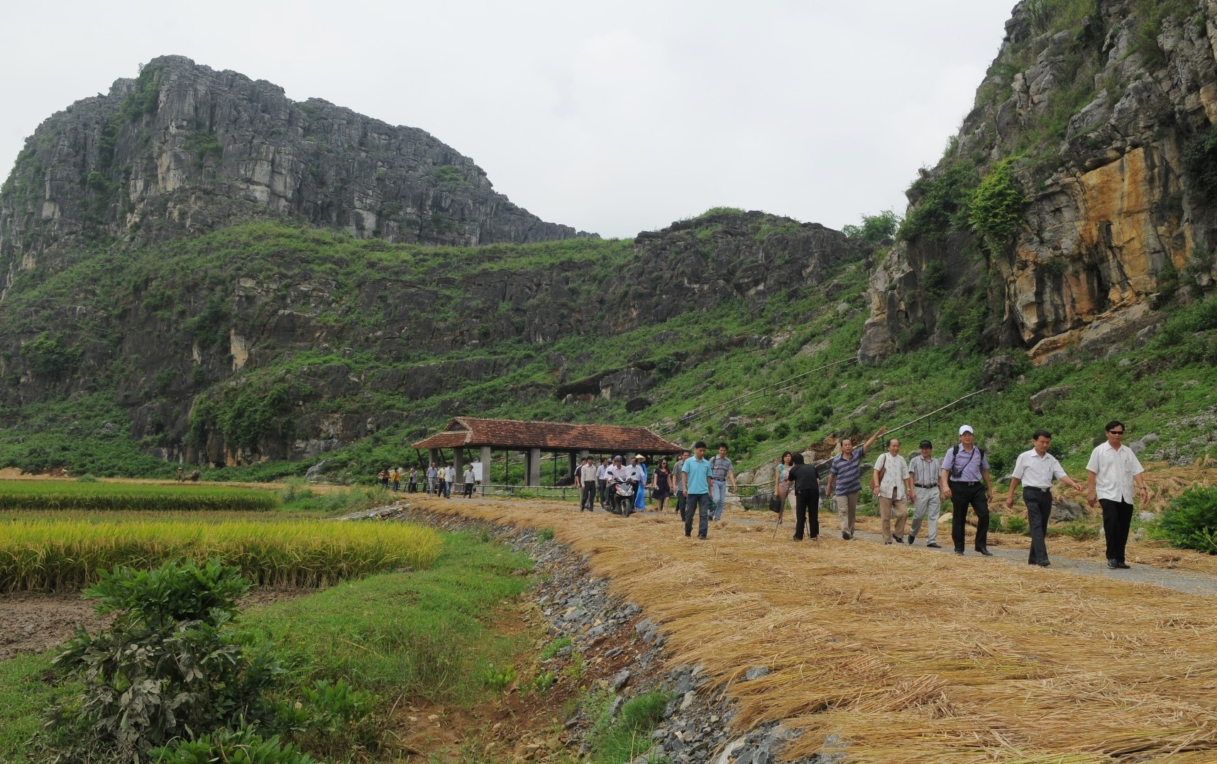 cong truong da co xay thanh nha Ho anh 3