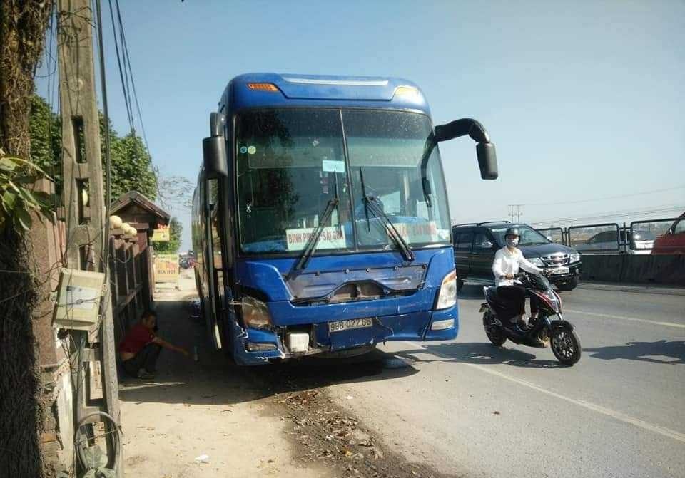 Cong bo nguyen nhan vu tai nan giua xe khach va Santa Fe hinh anh