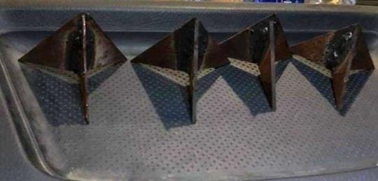 bẫy đinh trên quốc lộ 45 ảnh 2 bay dinh tren quoc lo 45 anh 2