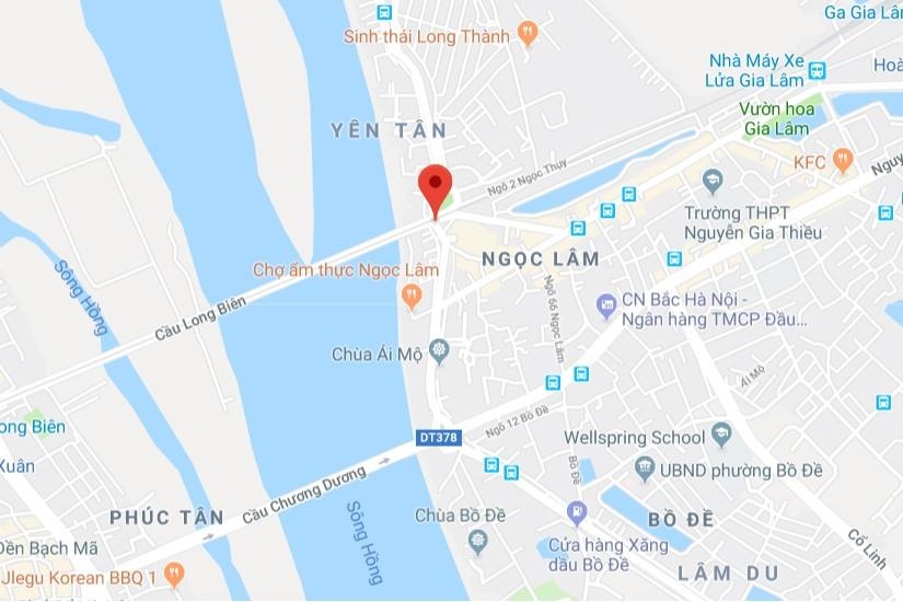 xe mac ket o cau Long Bien anh 4