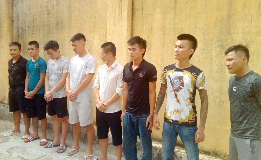 bắt nhóm côn đồ Sầm Sơn ảnh 1 bat nhom con do Sam Son anh 1
